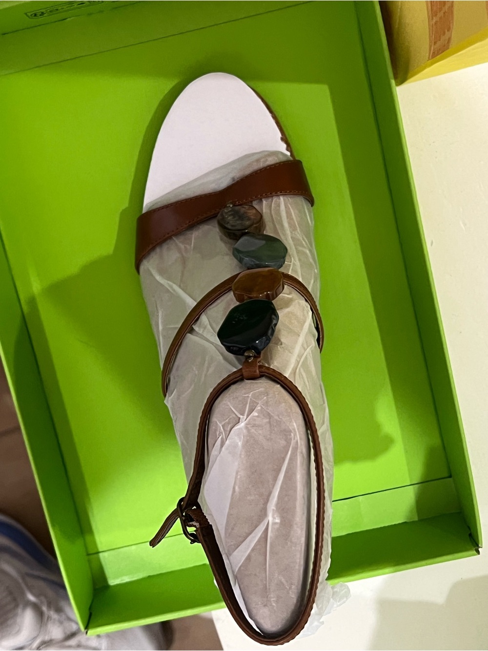 Sam Edelman Massey stone strap wedge. Size 7.0 Brand new never worn - Picture 2 of 3